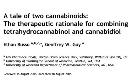 Tale of Two Cannabinoids